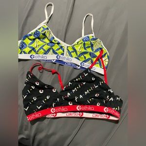 4 Pack of Ethikas - 2 sports bras & 2 t-bras